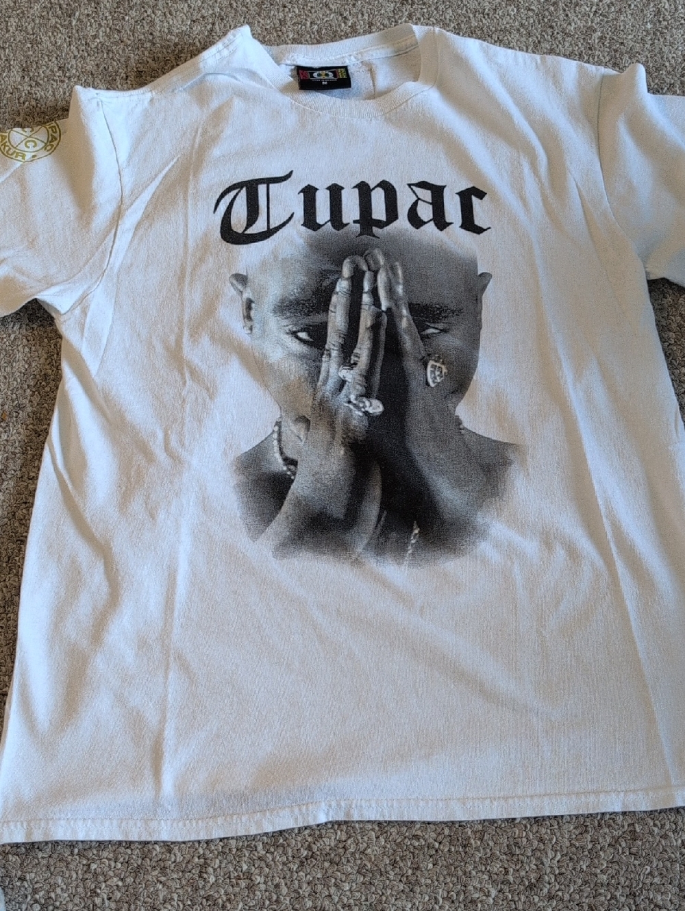 Tupac Graphic Tee in White